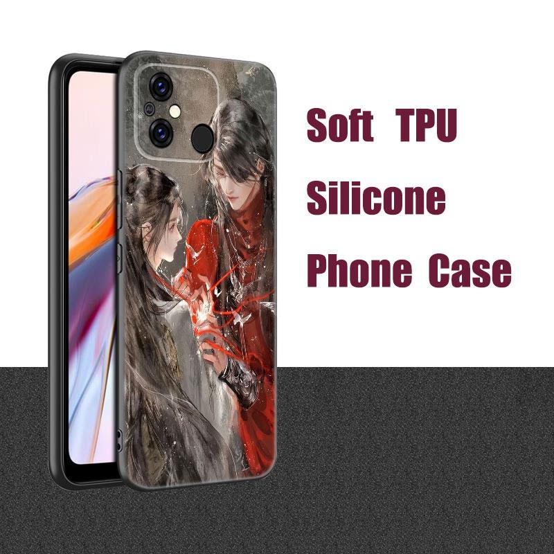 Благословение Небесного Чиновника Черный Чехол Для Телефона Xiaomi Redmi 7A 8A 9A 10A 11A 9C 10C 12C 13C 11 Prime A1 A2 + 12 4G Note 9T 12R