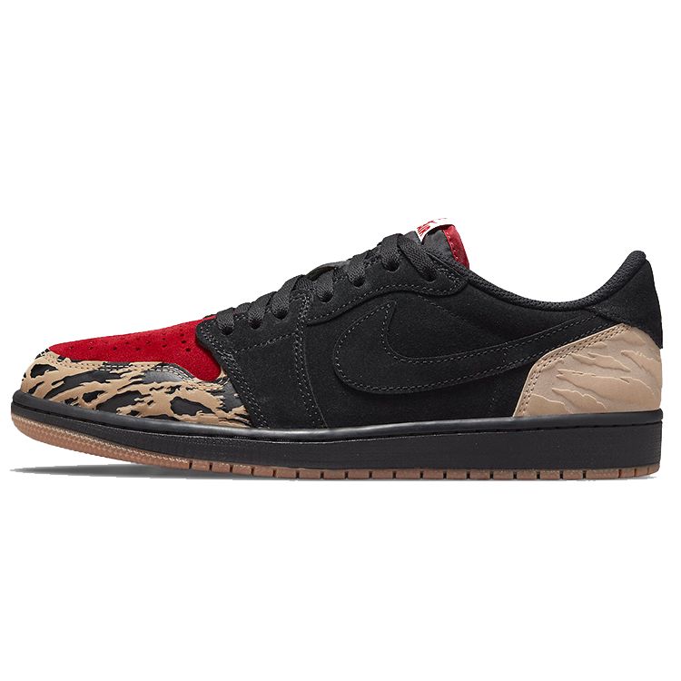 Кроссовки унисекс SoleFly x Air Jordan 1 Low Retro OG SP Everglades Black Sport-Red Desert DN3400-001