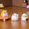 Cartoon Hamster Micro Landscape Ornaments Miniature Figurines Diy Home Decoration Car Interior Desktop Accessories Gifts