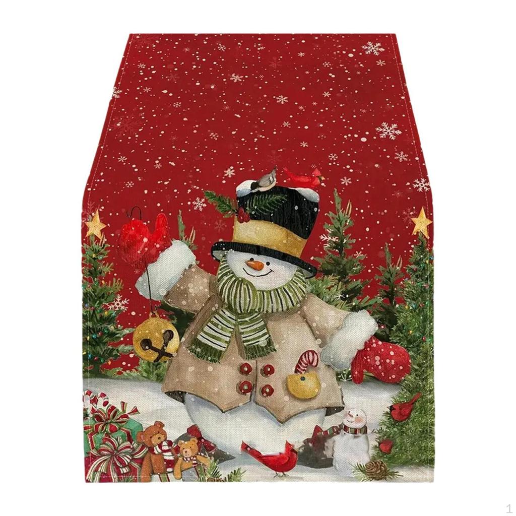 Рождественская дорожка для стола, подставка для столовых приборов, украшение для вечеринки, прямоугольная скатерть, чехол для ужина, кофе