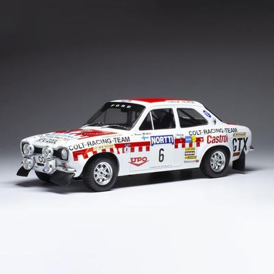 Ixo Model Ford Escort MK I RS 1600 74 1000 Озеро Давенпорт масштабная модель 18RMC141 #6 H. Миккола/J. 1/18
