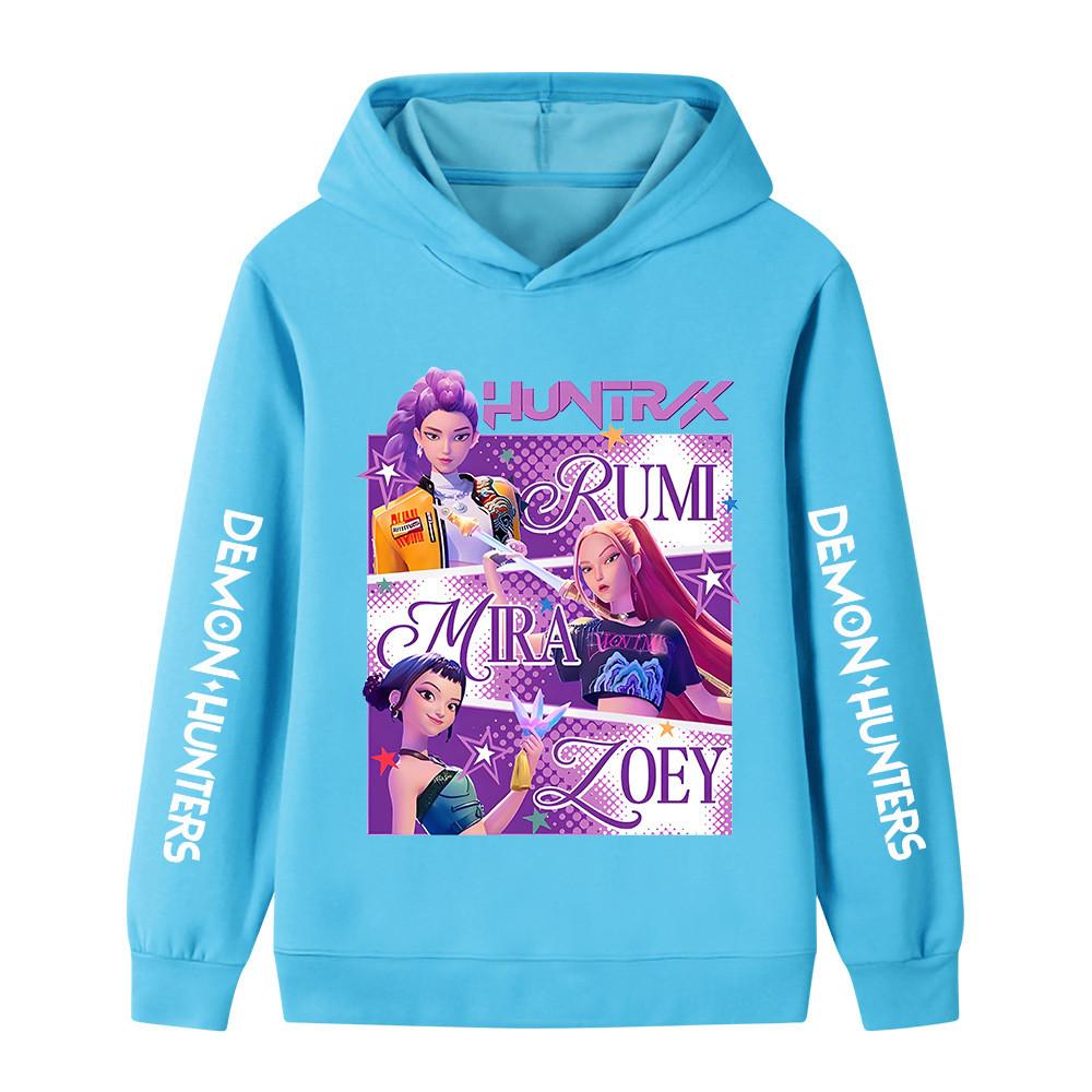 B1199XX Детская толстовка с длинными рукавами и принтом Kpop Rumi Zoey Mira Huntrix