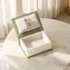 Creative Book Shape Ring Box Velvet Jewelry Packaging Durable Engagement Ring Case  Gift Box