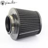 Воздушный фильтр универсальный 76 мм для нагнетателя черный 3-дюймовый холодный воздухозаборник фильтр с высоким расходом аксессуары автомобильные воздухозаборники детали