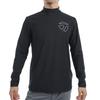 TaylorMade TM Basic Long Sleeve Mock Club, Black, Size M, Men's, 2024FW, UN353