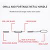 Ring Keychain Glasses Screwdriver Eyeglasses Screwdriver Straight Cross Screwdriver Repair Tool