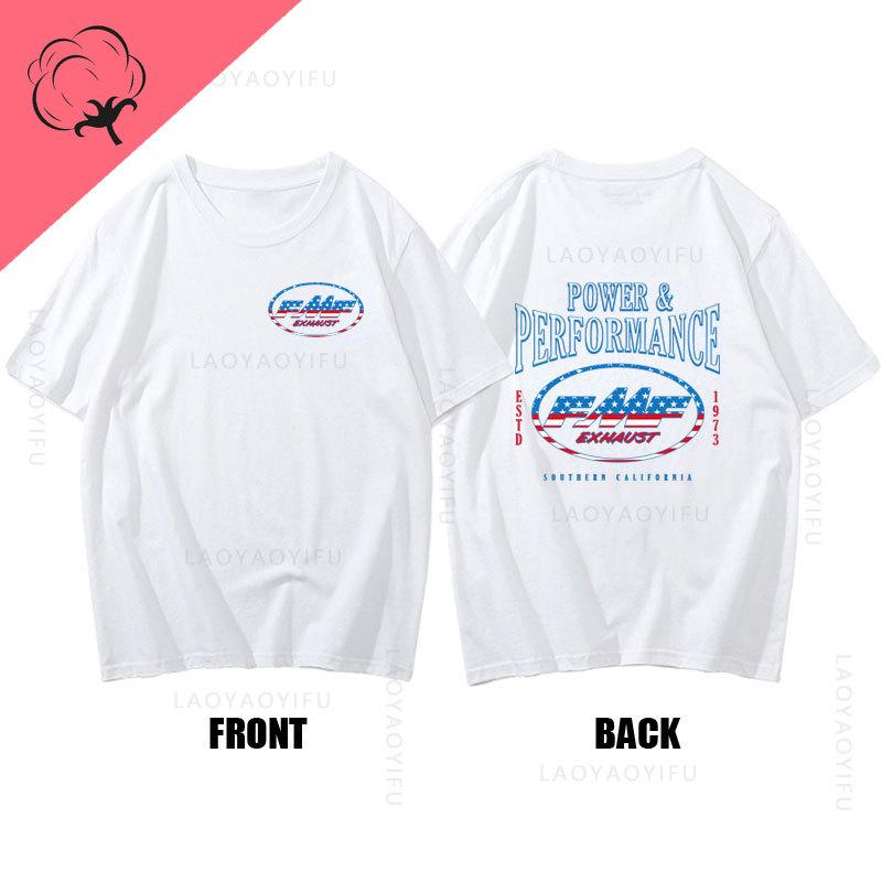 Hot Sale FMF Racing Exhaust Ama Motocross Tee Round Neck Fashion Clothing Short Sleeves Summer Mens Cool Top 100Cotton T Shirt