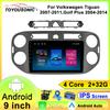 Автомобильный видеоплеер Toyousonic для Volkswagen Tiguan 2010-2016, GPS-навигация, встроенный DSP, CarPlay, автомагнитола, головное устройство Android