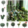 Реалистичный имитация кактуса Милые искусственные растения кактуса Искусственный кактус в горшке для офиса