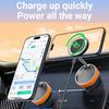 Universal Magnetic Wireless Charger Foldable Vacuum Car Mount 360 Degree Rotation Stand for iPhone Samsung Gym Bath Mirror