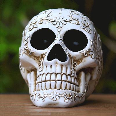 3D Череп Домашний Декор Фигурка Черепа Spookys Реквизит для Вечеринки Для Декора Дома с Привидениями