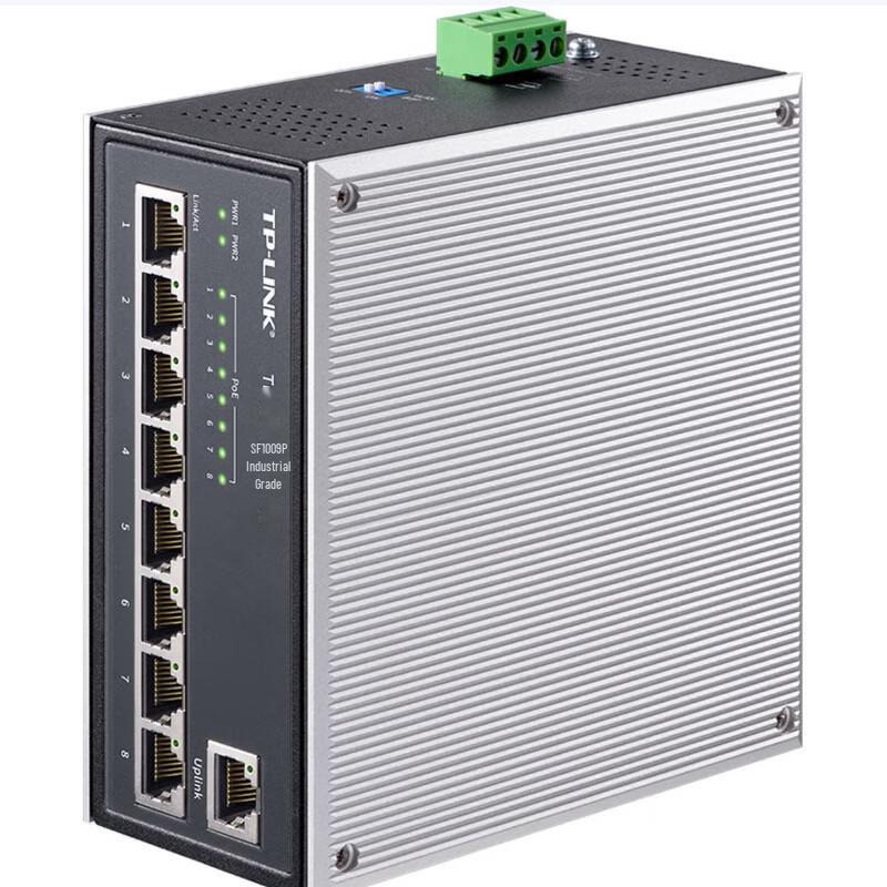 TP-LINK 8-Port 100Mbps Industrial PoE Switch