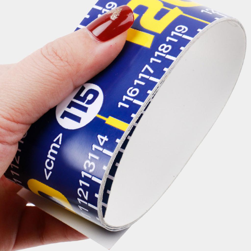 51in Portable Fish Measurement Tool Adhesive Soft Fishing Tape Measure Saltwater Fish Measuring Tape Fishing Essential