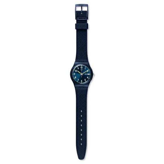 Женские синие часы Swatch SIR BLUE SO28N702