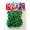 Pack of 10 Dark Green 'Globos' Balloons