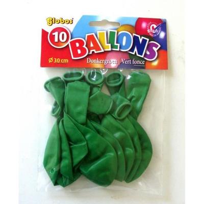 Набор из 10 шаров 'Globos 'Темно-зеленый