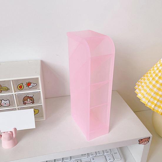 Держатель для ручек, 4 сетки, большая емкость, пластиковый многофункциональный органайзер для кистей для макияжа с губной помадой для ежедневного использования