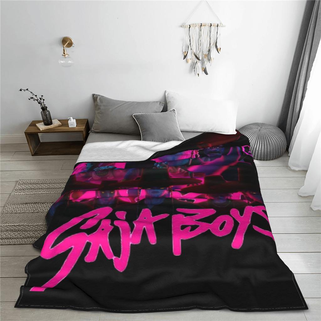 saja boys demon kpop demon hunters Blanket Quality Soft Warm  Throw Blanket Winter Girls Boys Couch Chair Fluffy Bedspread