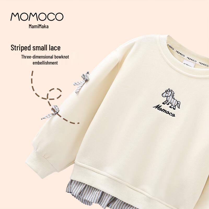 Молодежная осенне-зимняя модная толстовка для девочек MOMOCO