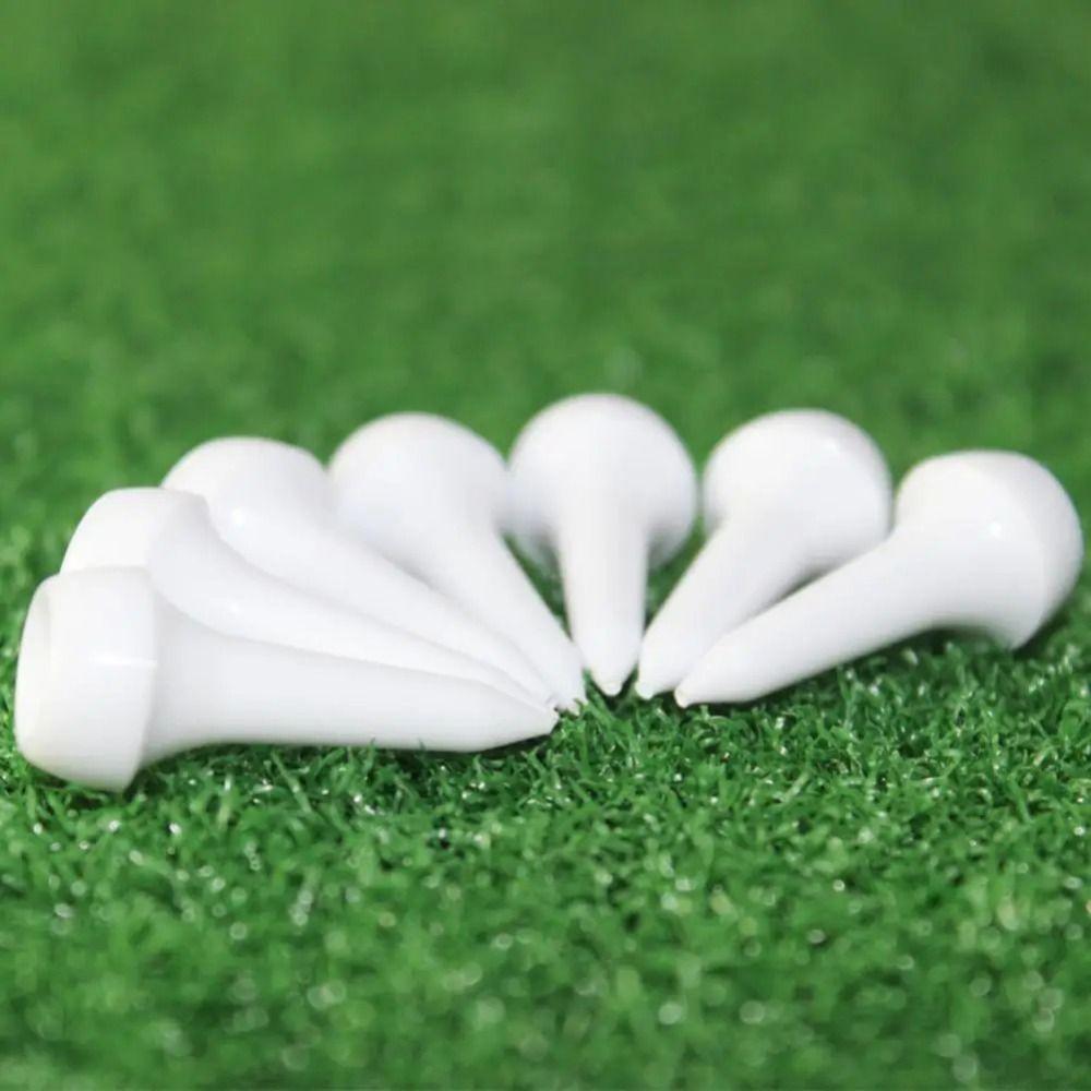 50pcs Multi-Color Golf Ball Pegs Precise Swing Golf Tee Designed Mushroom Ball Nail Training Aid