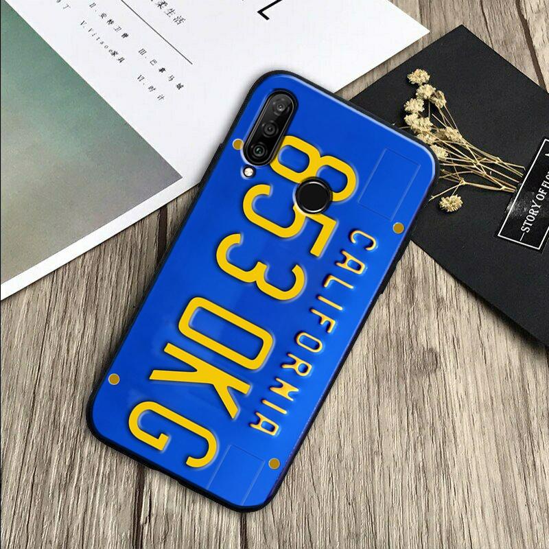 Retro License Plate Number For Huawei Nova 7i 3i 8i 11 12i 10 9 SE Y60 Y61 Y70 Y72 Y73 Y90 Y91 P20 P30 Pro P40 Lite Case