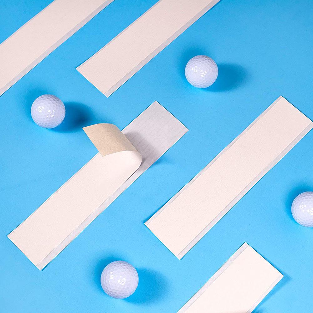 50PCS Golf Grip Tape Strips Double Sided 1.97 Inches × 8.66 Inches Easy Peel