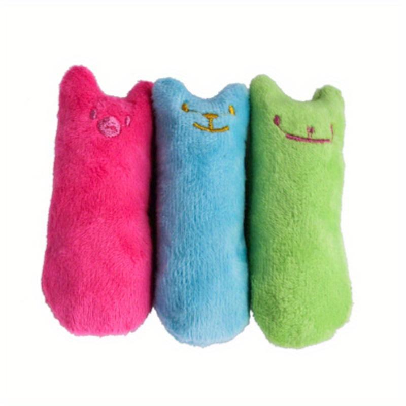Игрушки из кошачьей мяты для шлифовки зубов, забавные интерактивные плюшевые игрушки для кошек, котенок, жевательная вокальная игрушка, когти, укус большого пальца, кошка, мята для кошек
