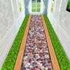 Ковер для коридора с зеленой травой, длинный ковер для коридора отеля, 3D ковер для гостиной, коврик для кухни, коврик для прохода, коврик для дома, прихожей