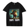 Trippi Troppi Смешные Итальянские Животные Мем Графическая Футболка мужская женская Оверсайз 100% Хлопок Летняя Унисекс plus size