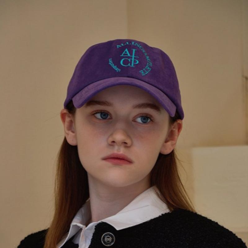 Allincomplete Round Logo Ballcap Purple