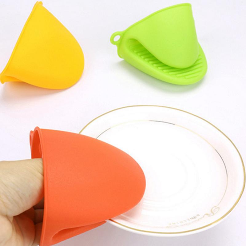 1 шт. Прихватки для духовки Силиконовые термостойкие прихваты-щипцы Кухонные прихватки-зажимы Держатель для кастрюль и прихватки для кухни