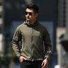 Men's Camouflage Shark Skin Softshell Windbreaker for Spring/Summer