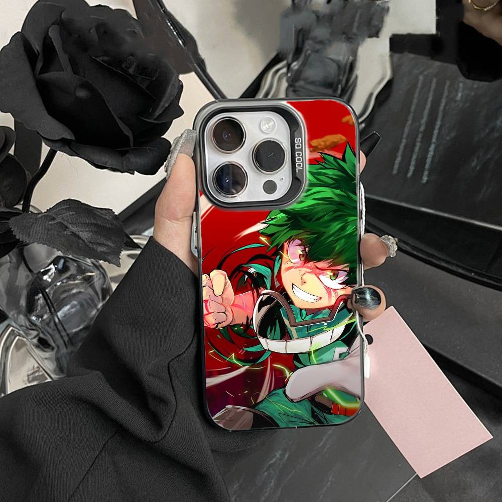 Чехол для телефона Katsuki Bakugo R-Hero Academia Для iPhone 17,16,15,14,13,12,Pro MAX Черный Матовый Ударопрочный Чехол