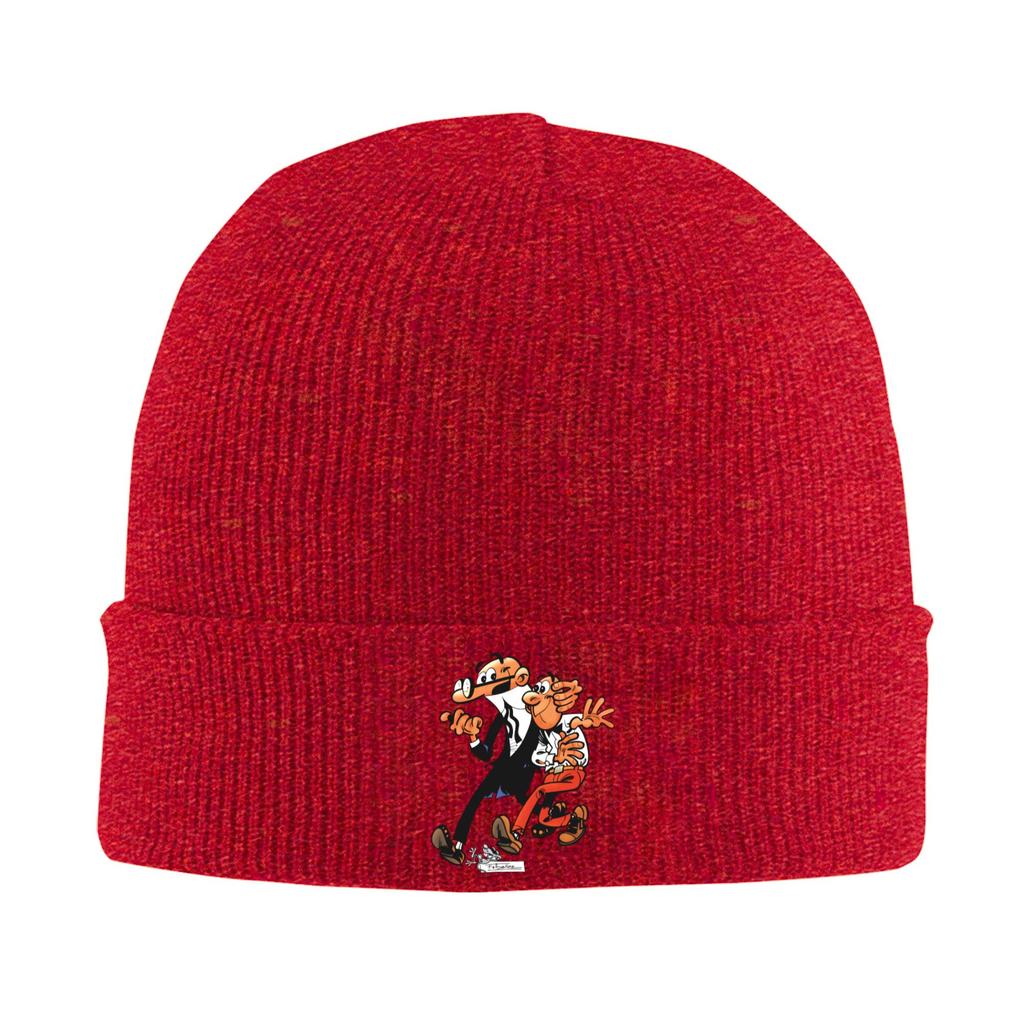 Mort Phil Mortadelo y Filemón Beanie Hats Bonnet Hats Men Women Hip Hop Gym Skullies Beanies Spring Printed Warm Caps