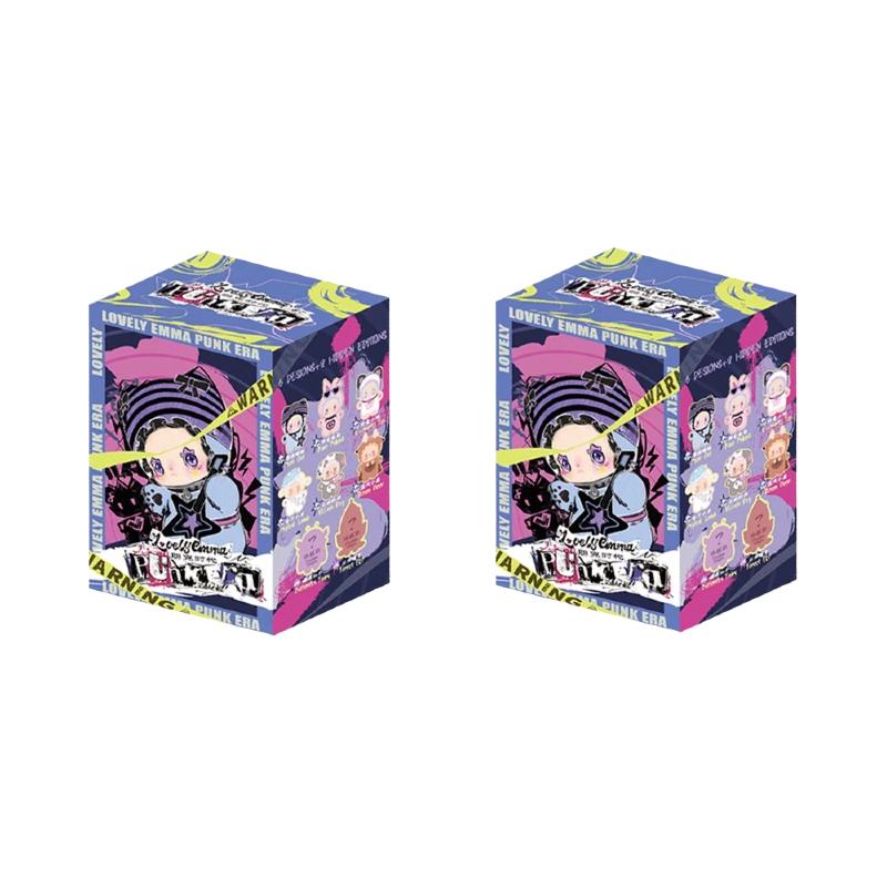 Прекрасная Плюшевая Кукла Эмма Эпохи Панк Blind Box Милое Виниловое Лицо Мягкая Игрушка Животное Коллекционная Декоративная Фигурка Подарок Для Девочек