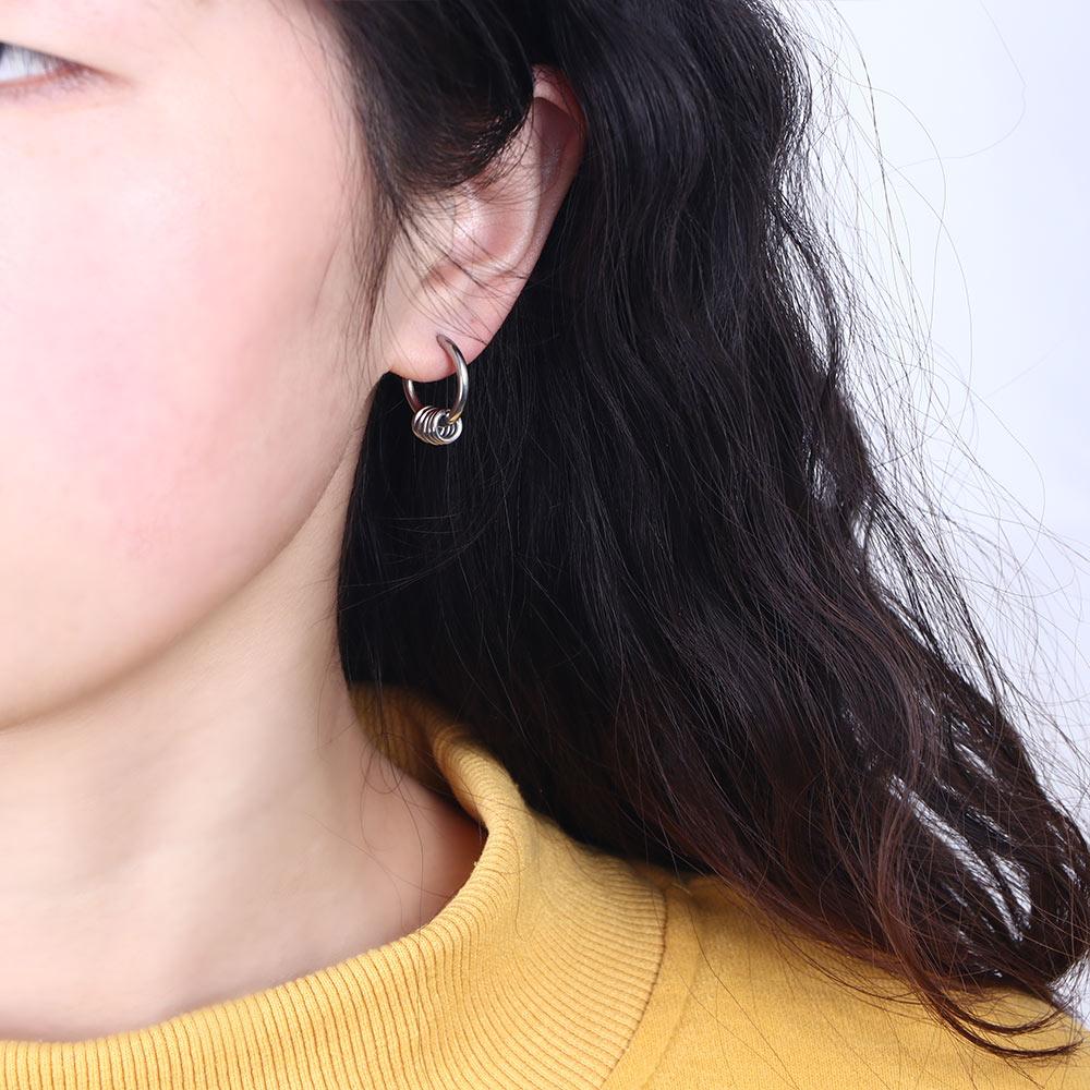 Stainless Steel For Men Hiphop Women Hoop Earrings Stud Earrings Korean Dangle Earrings Ear Jewelry