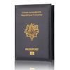 High Quality Pu Passport Protective Cover Bank Card Holder Travel Document Fashion Men and Women French Passport Cover Wallet