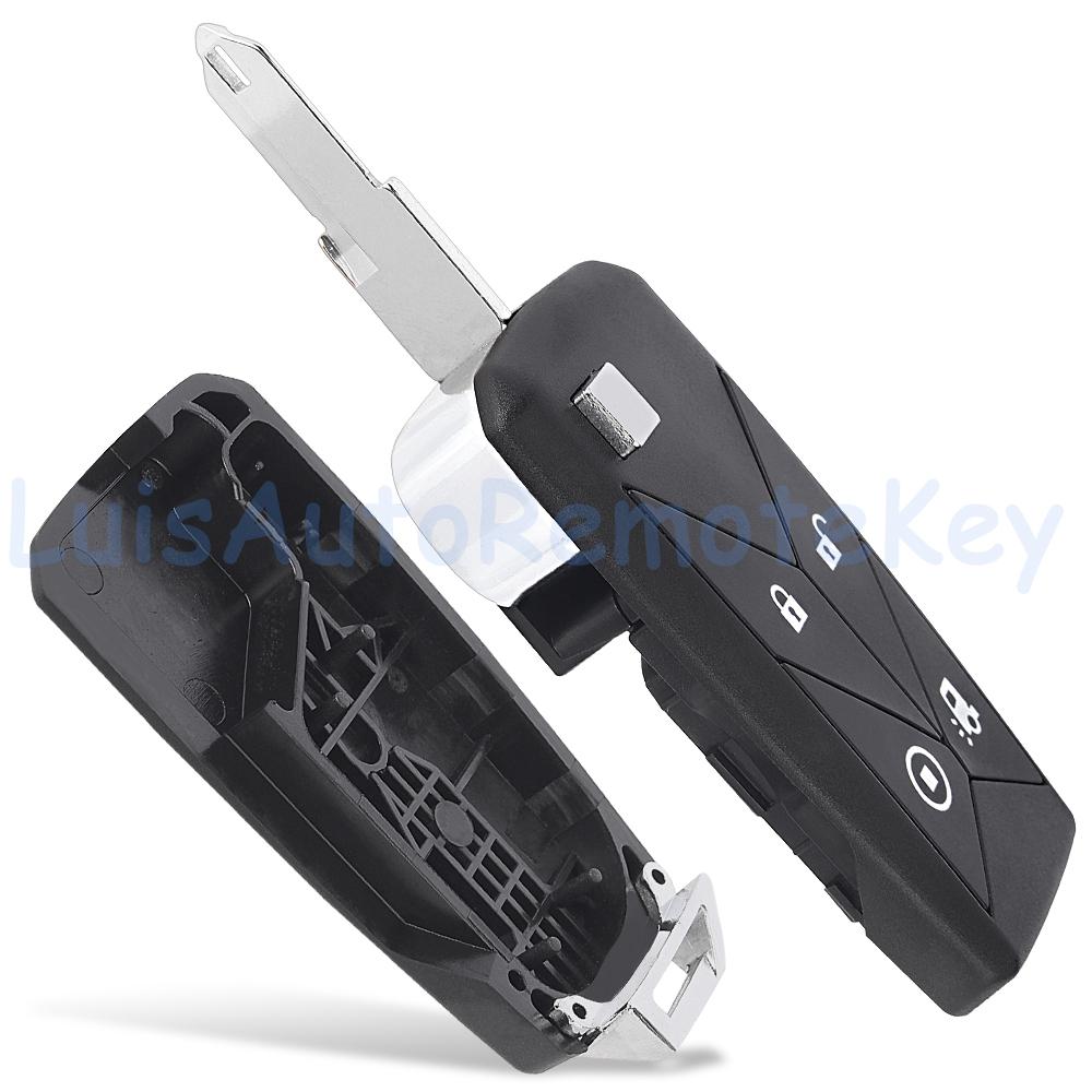 4 Buttons Case Flip Remote Car Key Fob Shell Cover Replacement for Renault Pickup Truck Lorry Gamma Series T C K