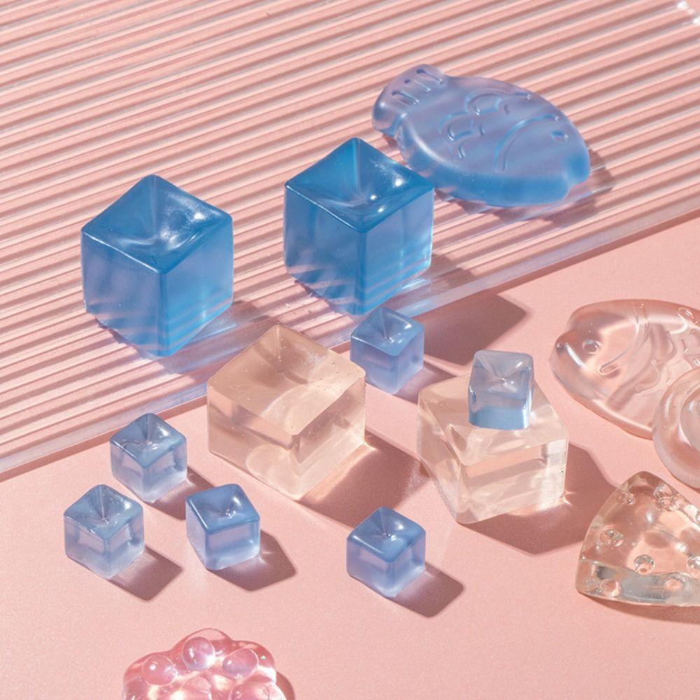 Hand Pinching Transparent Cat Paw Mini Mochi Ice Pressure Ball Toy Squeeze Toy Mini Mochi Ice Block