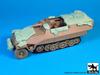 Black Dog Набор аксессуаров Ausf D смола военные детали HAUT35270 1/35 Sd.Kfz.251/9 (для Тамии) (танк)