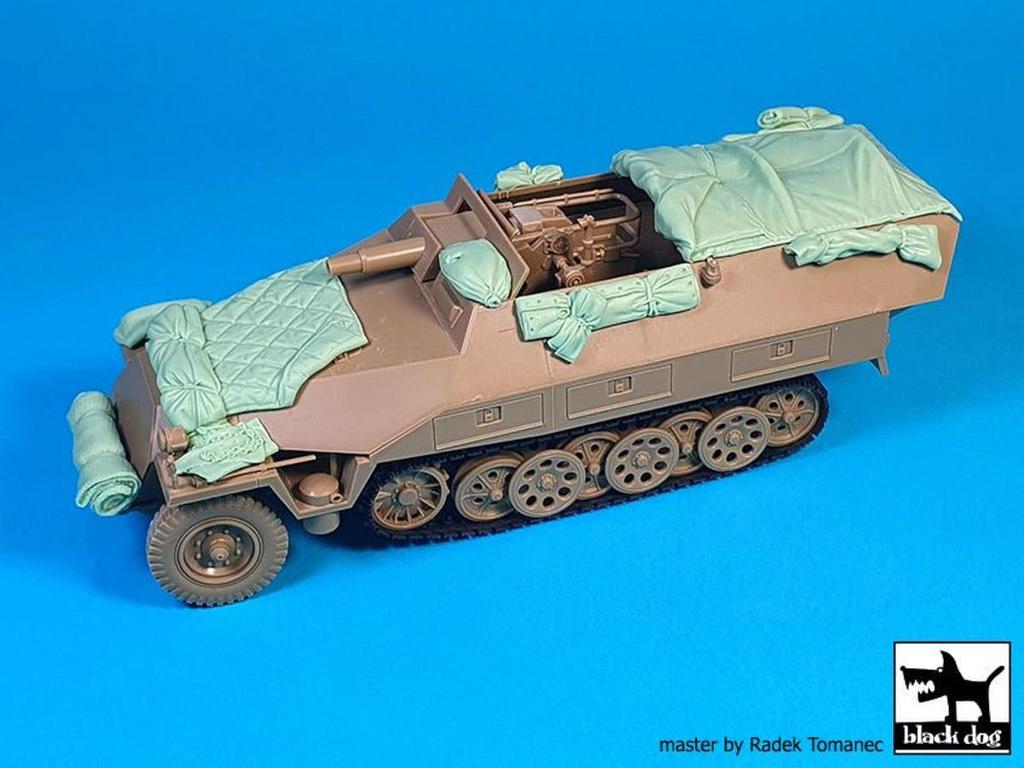 Black Dog Набор аксессуаров Ausf D смола военные детали HAUT35270 1/35 Sd.Kfz.251/9 (для Тамии) (танк)