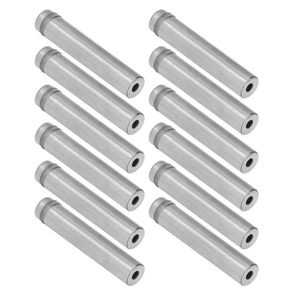 12 шт. Винт-стойка из нержавеющей стали 12x60 мм Крепежные винты для держателя таблички с дюбелями