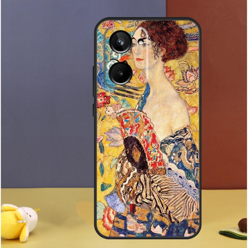 The Kiss Gustav Klimt Painting For Realme GT7 Pro GT6 C61 C67 C63 C71 C55 C51 C65 C53 C75 10 11 12 13 14 15 Pro Plus Case
