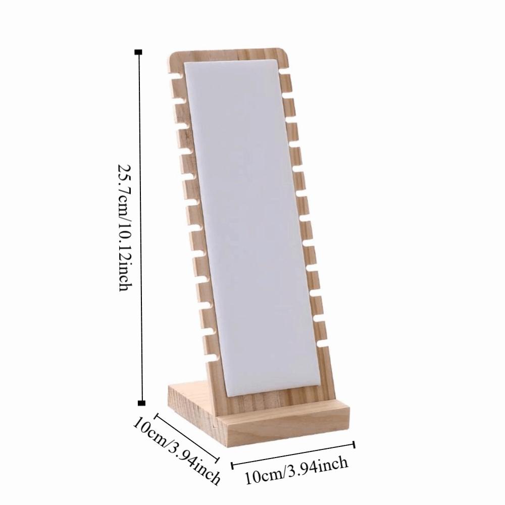Bracelet Support Wooden Necklace Frame Large Capacity Jewelry Storage Rack  Home Decors