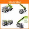 Alloy Simulation Rescue Fire Truck Children Inertia Car Toy Extensible Ladde