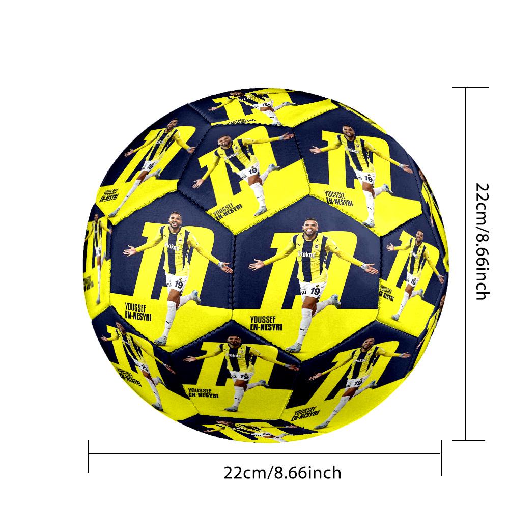 1pc Youssef Ennesyri Celebration Size 5 Football Soccer Balls, Competition Sport Football Indoor And Outdoor Training Ball. Q63014