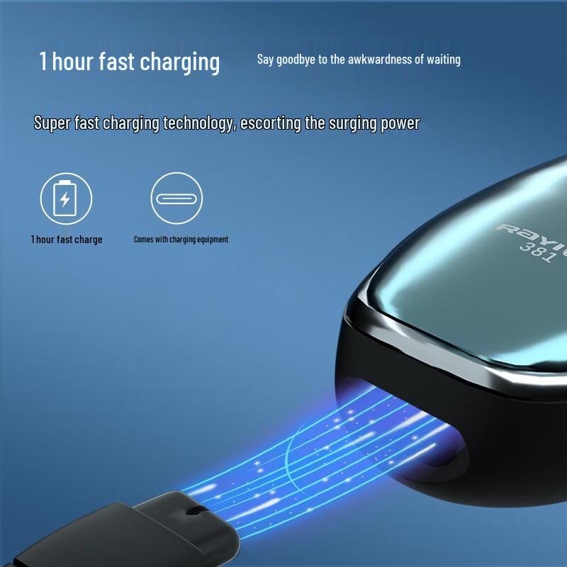 SID 4D Triple-Head Electric Rotary Shaver CN plug (adapter included)