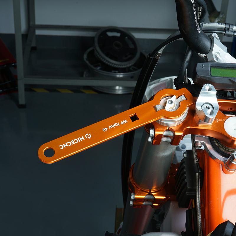 NICECNC For KTM EXC-F 350 2017- XC-W 300 Six Days For HUSQVARNA TE 300 48MM WP Xplor Fork Cap Wrench Pre load Adjuster Tool