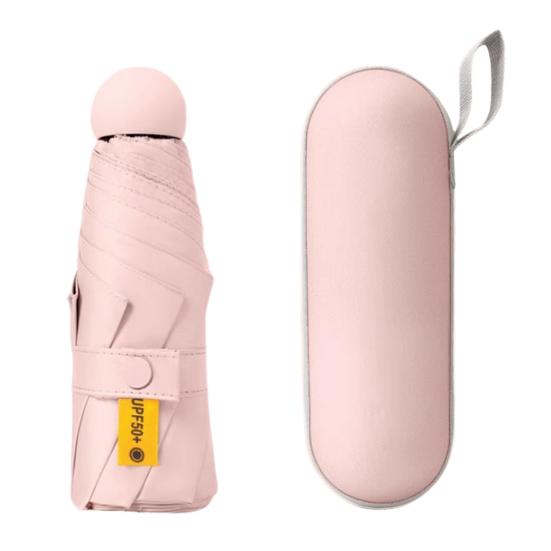 Travel Umbrella UPF 50+ Umbrella with 8 Reinforced Ribs for UV Sun