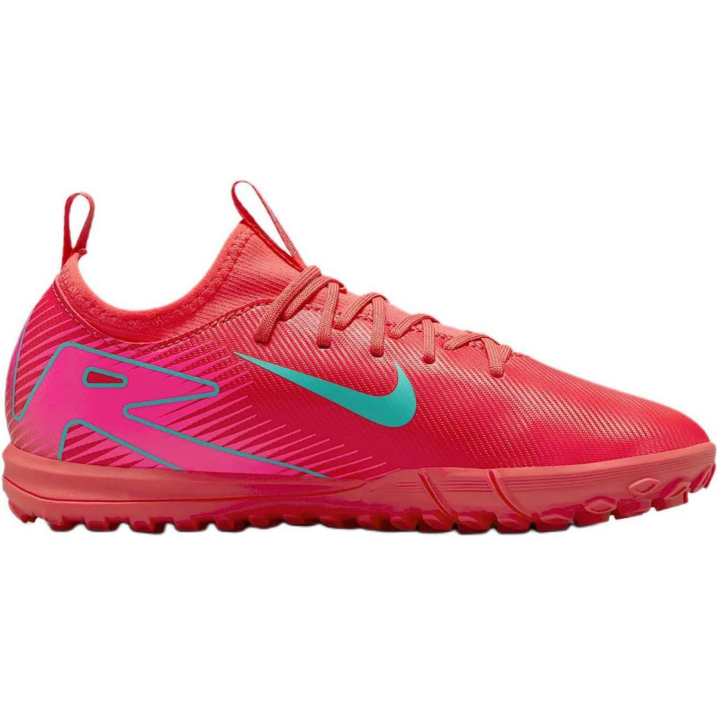 Nike Кроссовки Zoom Mercurial Vapor 16 Academy TF GS Mad Energy Pack для детей, красные, Ember-Glow, Aurora-зеленые FQ8284-800